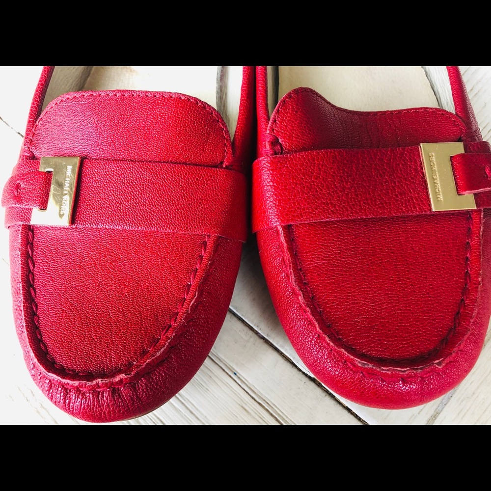 Michael Kors Red Loafers